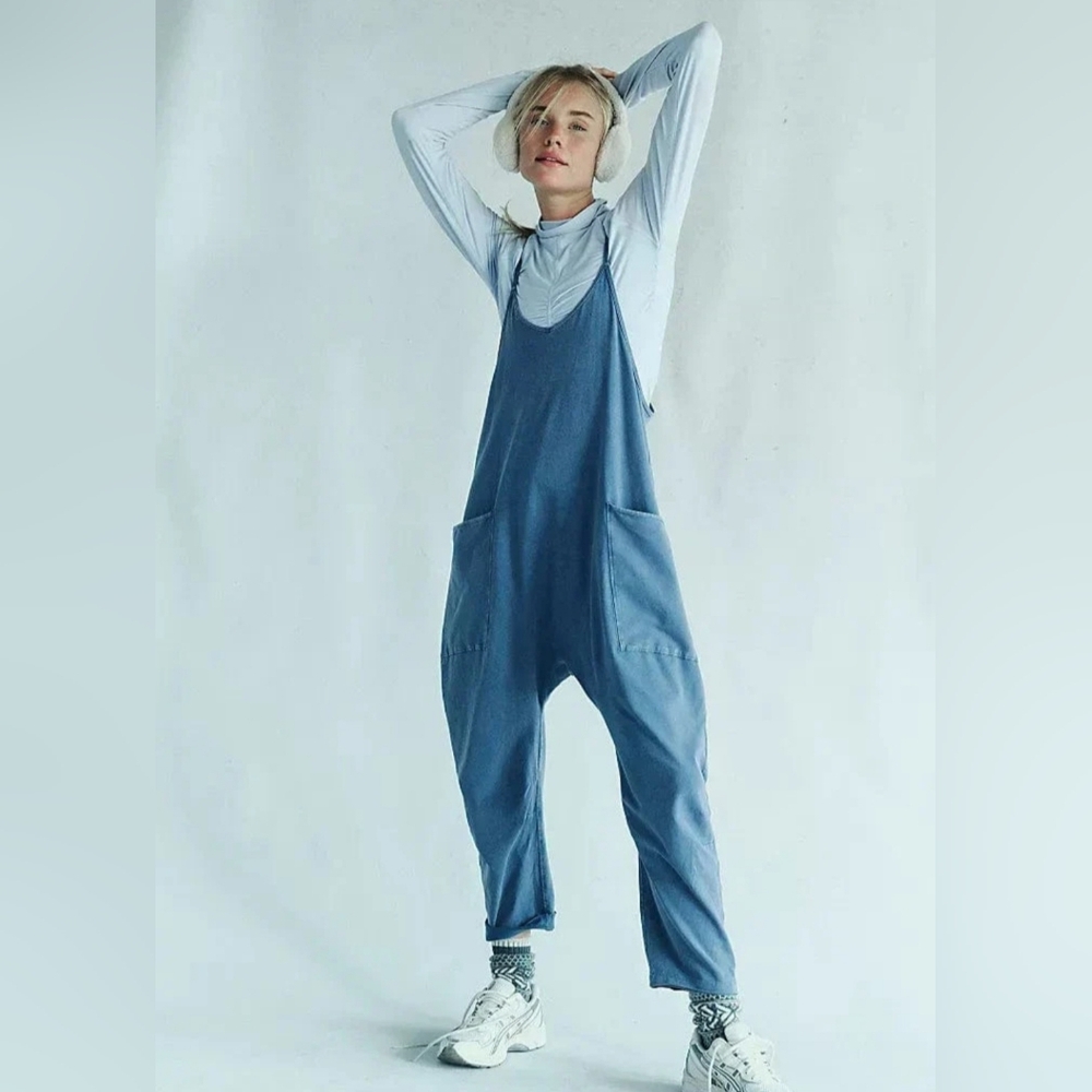 NWT FP Movement X Free People Hot Shot Onesie Skyline - Picture 4 of 6